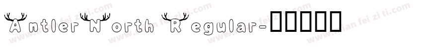 AntlerNorth Regular字体转换